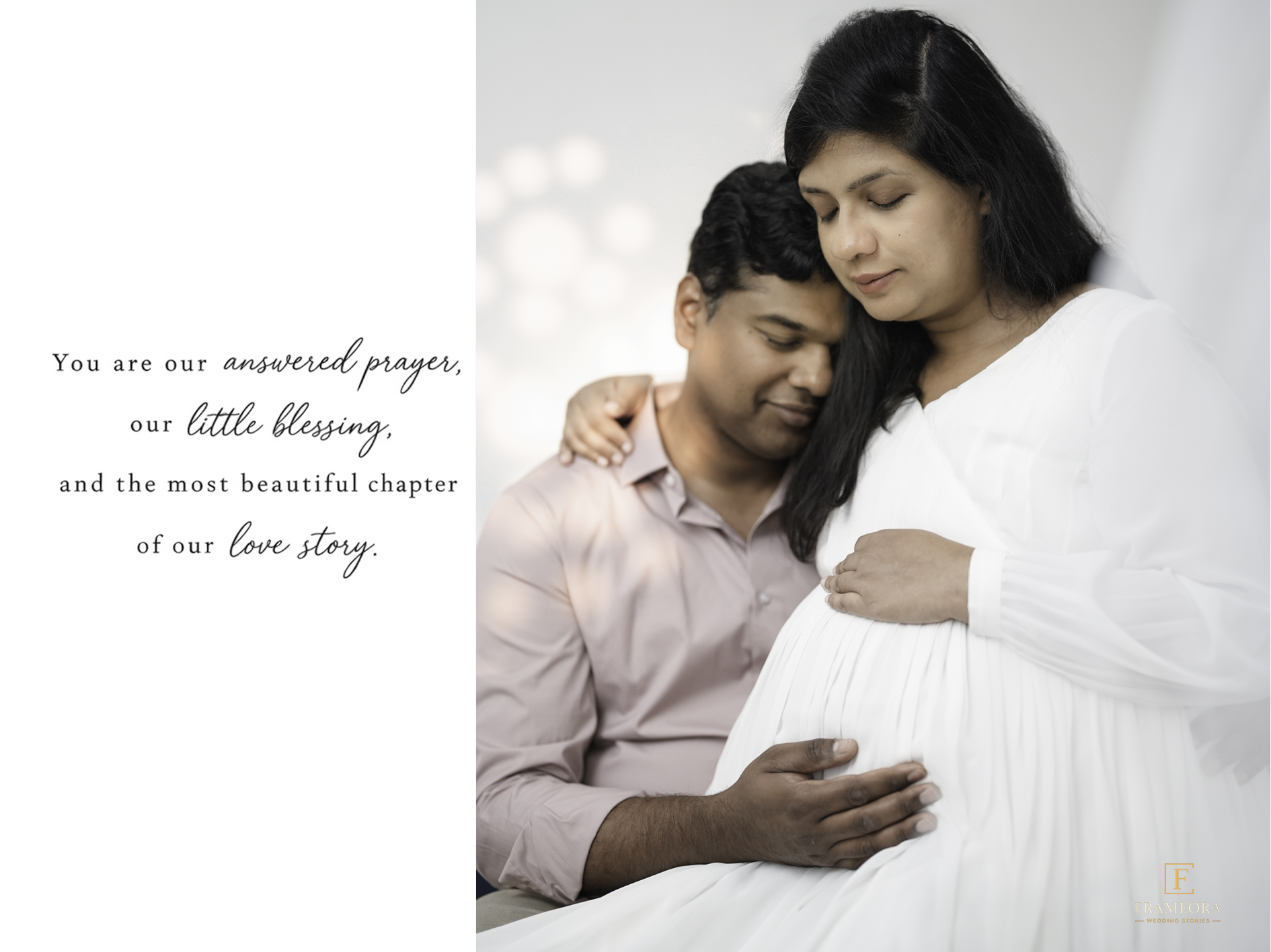 Maternity portrait with parents